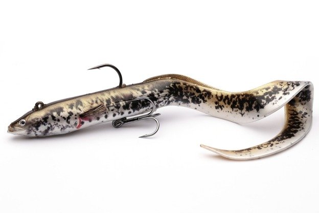 63766 - SAVAGE GEAR GUMA 4D REAL EEL 20cm - OLIVE PEARL PHP