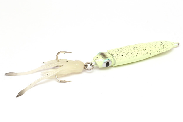 69186 - SAVAGE GEAR PRZYNĘTA 3D SWIM SQUID JIG - 21cm/200g - GREEN EYE GLOW