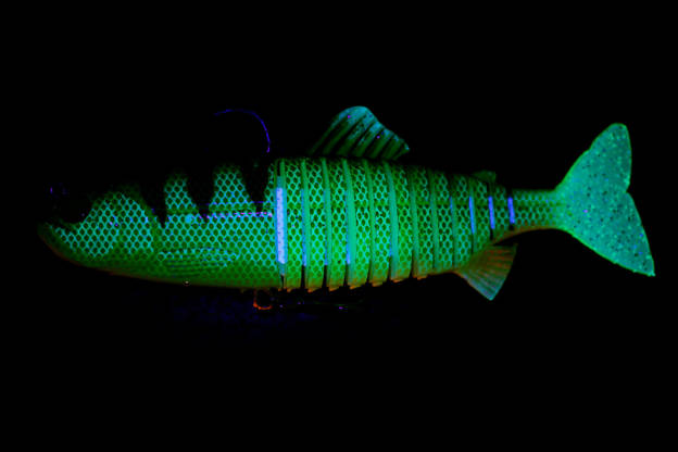 GUMA FOX RAGE JOINTED REPLICANT - UV NATURAL PERCH