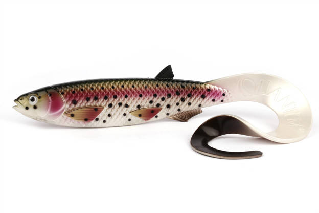 GUMA QUANTUM YOLO CURLY SHAD 26cm/64g - RAINBOW TROUT