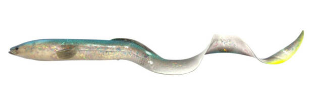 GUMA SAVAGE GEAR 3D REAL EEL 40cm/147g - GREEN LAMPREY