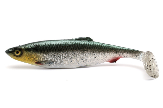 GUMA SAVAGE GEAR 4D HERRING SHAD - GREEN SILVER