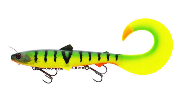 GUMA WESTIN BULLTEEZ CURLTAIL INLINE 33cm - TIGER PERCH