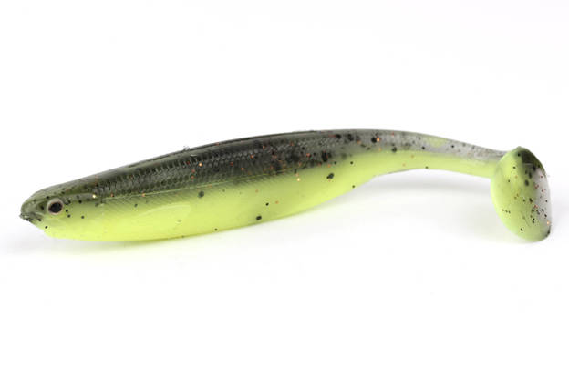 GUMA WESTIN SHAD TEEZ SLIM - SHINY GREEN