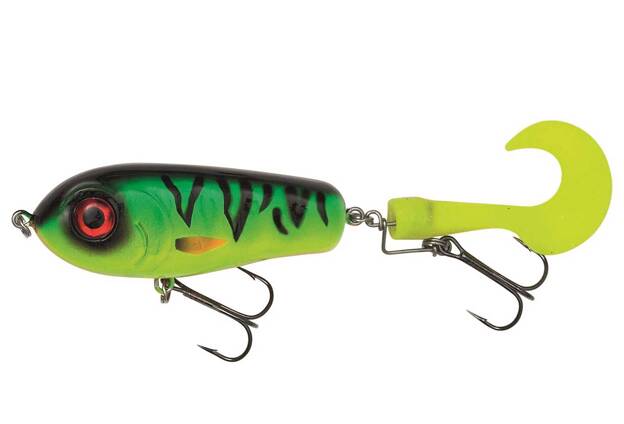 JERK KINETIC HUMPY DUMPY 95mm/75g - FIRE TIGER UV