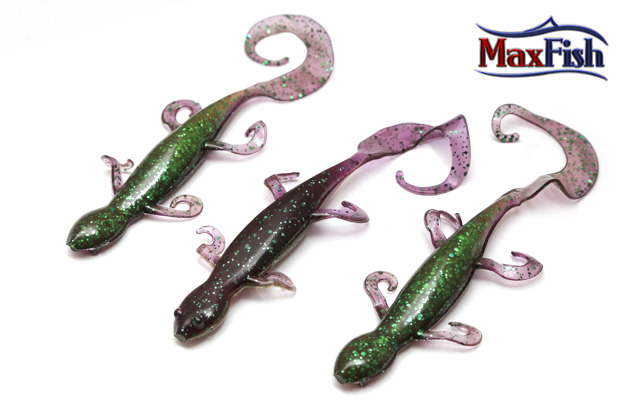 LCMD72 - LUNKER CITY GUMA MUD DOG JUNE BUG/LIME BELLY