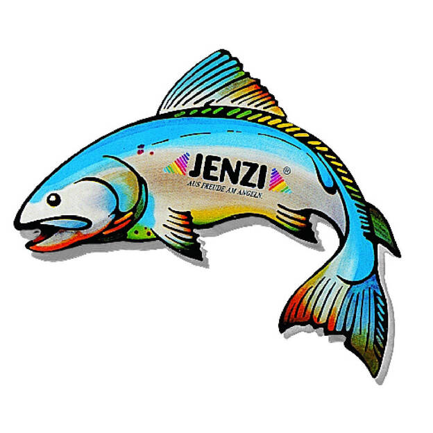 NAKLEJKA WĘDKARSKA JENZI FISH