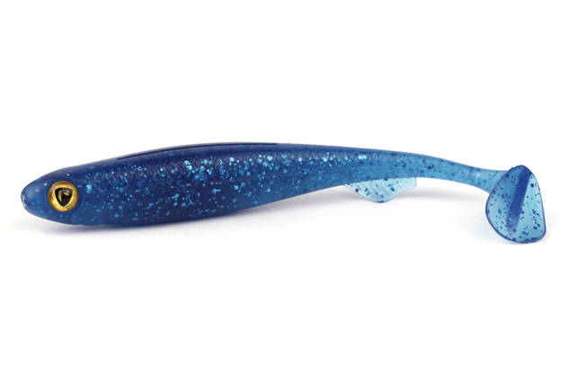 NSC - FOX RAGE GUMA SLICK SHAD - BLUE FLASH UV