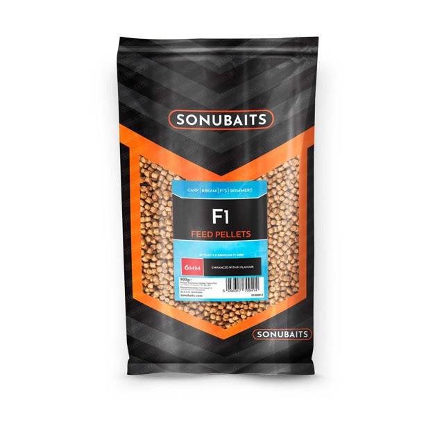 PELLET SONUBAITS F1 FEED PELLETS 6mm/900g