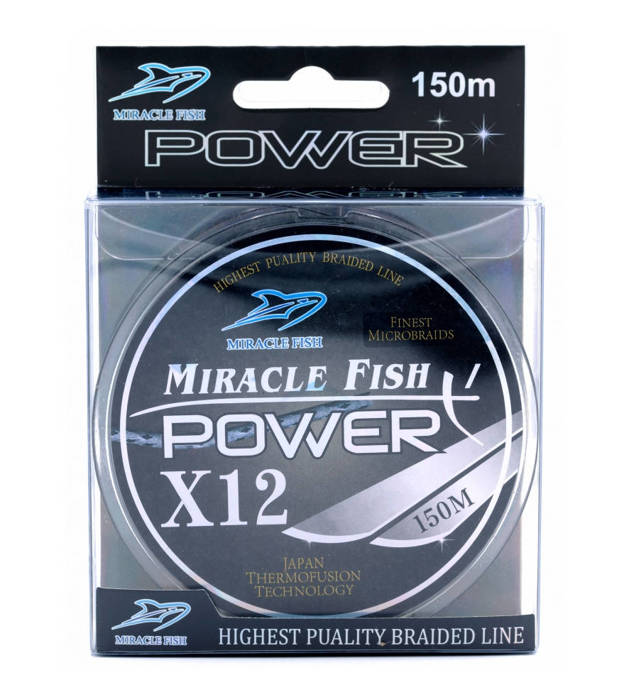 PLECIONKA MIRACLE FISH OCTA BRAID X12 BLACK 0.30mm/120m