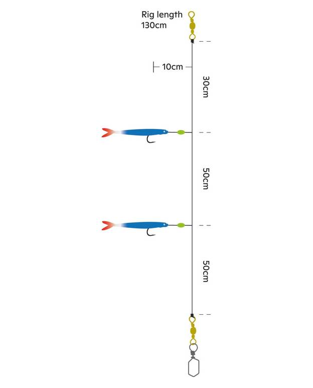 PRZYWIESZKA MORSKA KINETIC SABIKI SOFT TAIL UV