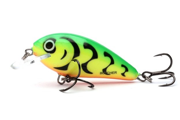 WOBLER SALMO BUTCHER FLOATING 5cm-GREEN TIGER