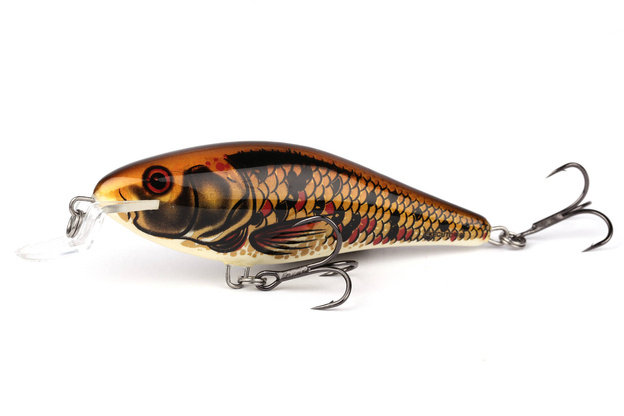 WOBLER SALMO EXECUTOR SHALLOW RUNNER 12cm- HOLOGRAPHIC GOLDEN BACK