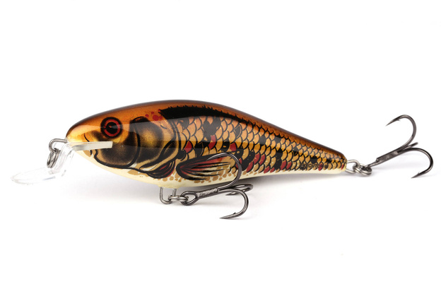 WOBLER SALMO EXECUTOR SHALLOW RUNNER 5cm- HOLOGRAPHIC GOLDEN BACK