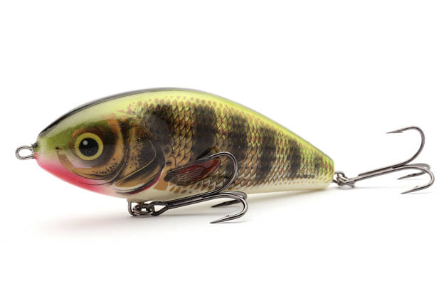 WOBLER SALMO FATSO FLOATING 14cm - HOLO PERCH