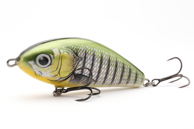 WOBLER SALMO FATSO SINKING 10cm - PHANTOM PERCH