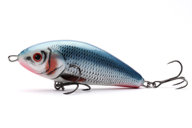 WOBLER SALMO FATSO SINKING 12cm - BLEEDING BLUE SHAD