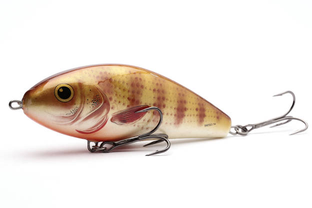 WOBLER SALMO FATSO SINKING 14cm - BROWN PERCH