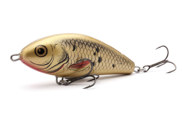 WOBLER SALMO FATSO SINKING 8cm - GOLDEN BAIT