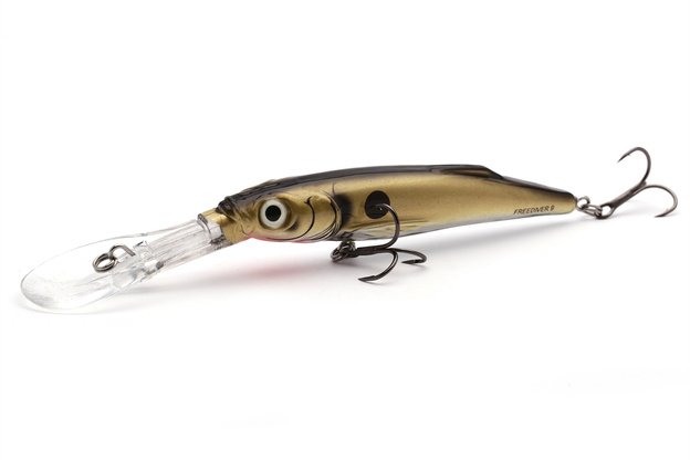 WOBLER SALMO FREEDIVER SDR 9cm - GOLD BLACK BACK