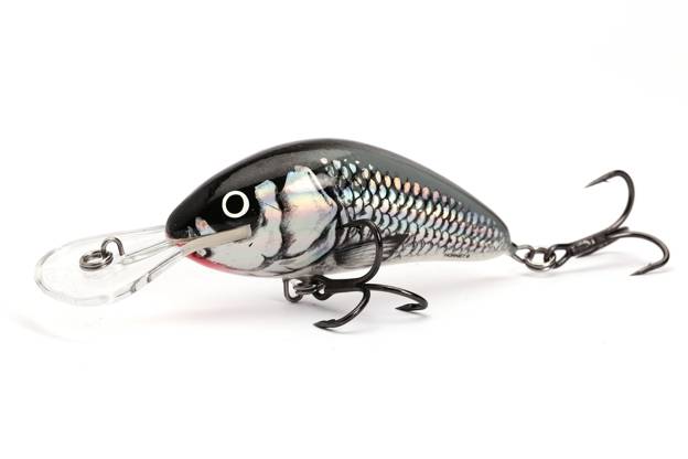 WOBLER SALMO HORNET SINKING 4cm- HOLOGRAPHIC GREY SHINER