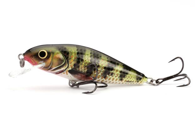 WOBLER SALMO PERCH FLOATING 12cm - HOLOGRAPHIC PERCH