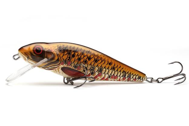 WOBLER SALMO PERCH FLOATING 14cm - HOLOGRAPHIC GOLDEN BACK