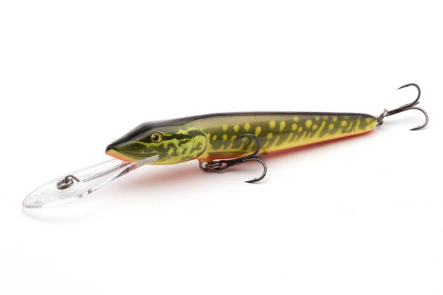 WOBLER SALMO PIKE FLOATING SDR 9cm - HOT PIKE