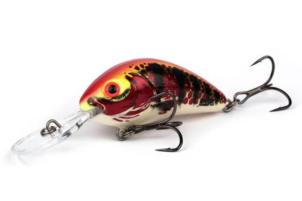 WOBLER SALMO RATTLIN HORNET F 4,5cm- HOLO RED PERCH