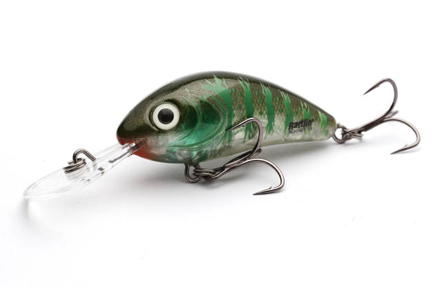 WOBLER SALMO RATTLIN HORNET F 6,5cm - GREEN GILL CLEAR