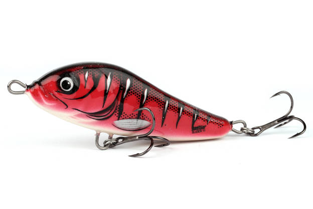 WOBLER SALMO RATTLIN SLIDER SINKING 11cm - RED WAKE