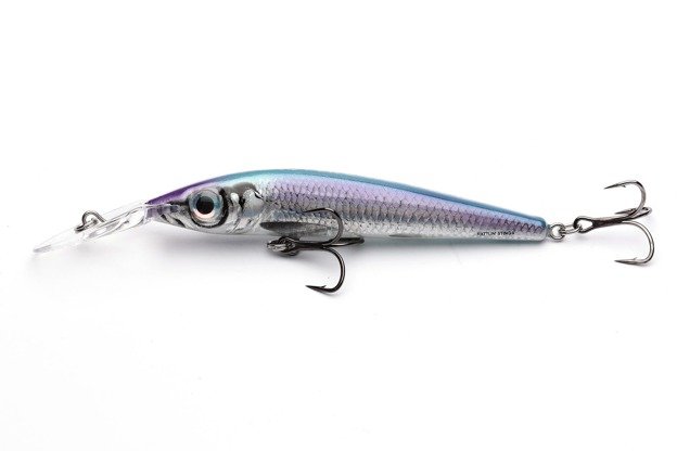 WOBLER SALMO RATTLIN STING DR F 9cm - HOLOGRAPHIC BLUE