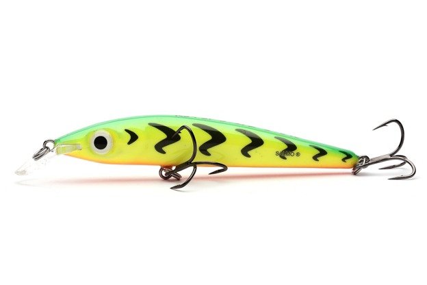 WOBLER SALMO RATTLIN STING SUS 9cm - GREEN TIGER