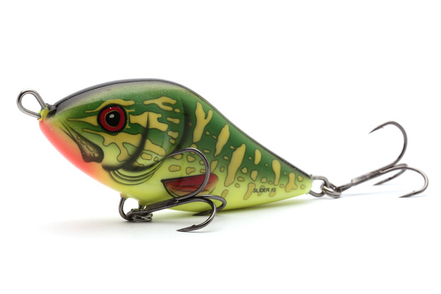 WOBLER SALMO SLIDER FLOATING 10cm - GREEN PIKE