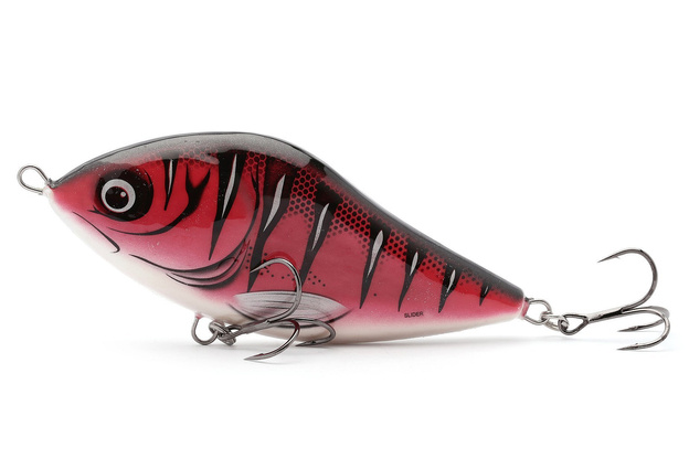 WOBLER SALMO SLIDER FLOATING 10cm - RED WAKE