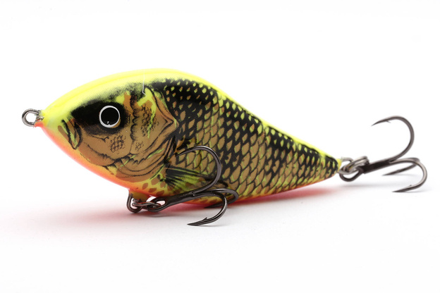 WOBLER SALMO SLIDER FLOATING 7cm - GOLD FLUO PERCH