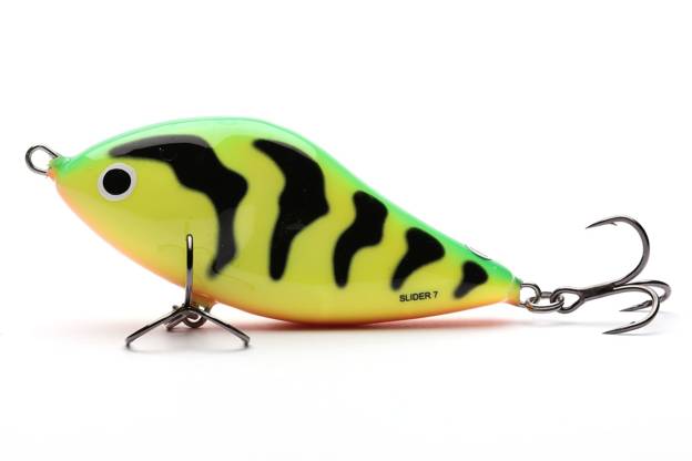 WOBLER SALMO SLIDER FLOATING 7cm - GREEN TIGER