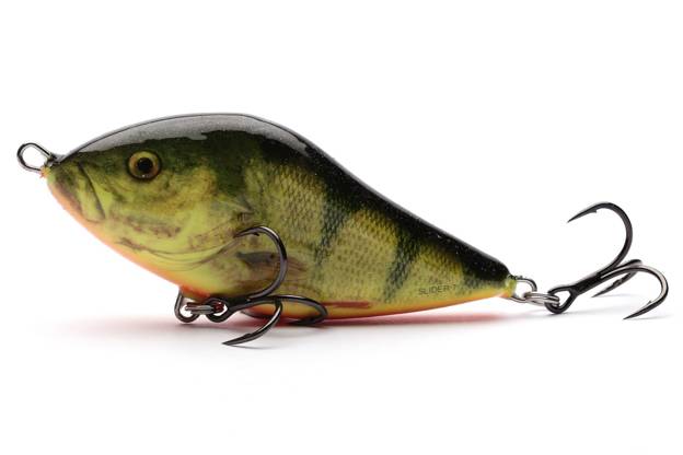 WOBLER SALMO SLIDER FLOATING 7cm - REAL HOT PERCH