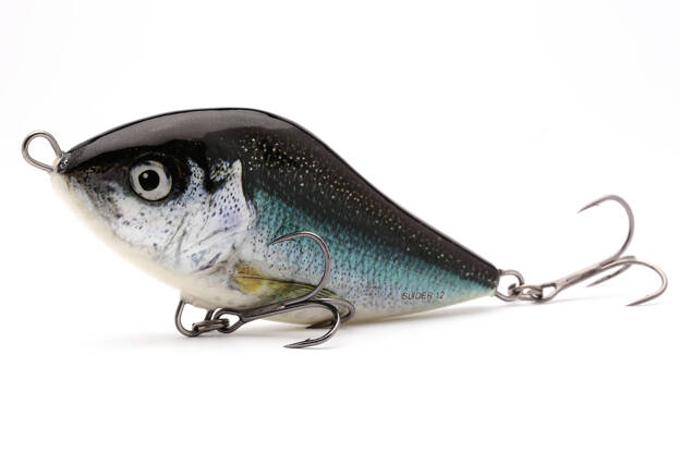 WOBLER SALMO SLIDER SINKING 12cm - HOLO SMELT