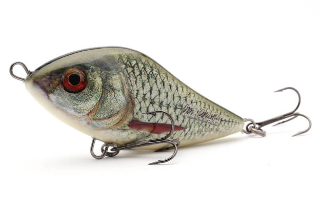 WOBLER SALMO SLIDER SINKING 12cm - SILVER ROACH