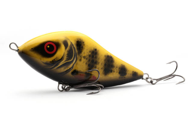 WOBLER SALMO SLIDER SINNKING 16cm - BLACK WIDOW