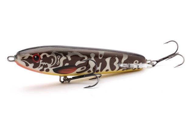 WOBLER SALMO SWEEPER SINKING 12cm - BARRED MUSKIE