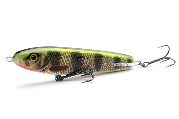 WOBLER SALMO SWEEPER SINKING 12cm - HOLO PERCH