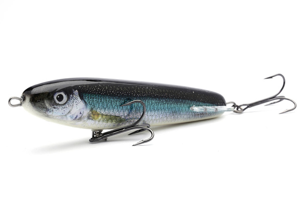 WOBLER SALMO SWEEPER SINKING 12cm - HOLO SMELT