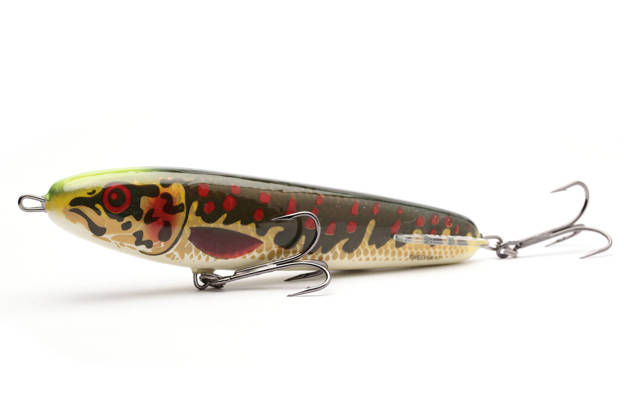 WOBLER SALMO SWEEPER SINKING 17cm - HOLOGRAPHIC GOLD PIKE