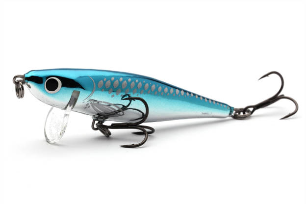 WOBLER SALMO THRILL S 7cm - BLUE METALLIC GHOST