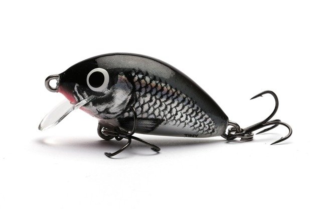 WOBLER SALMO TINY SINKING 3cm - HOLOGRAPHIC GREY SHINER