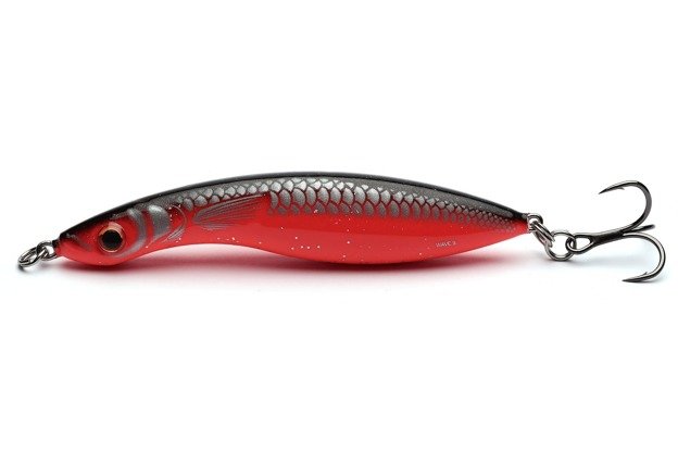 WOBLER SALMO WAVE SINKING 9cm - BLACK RED FISH