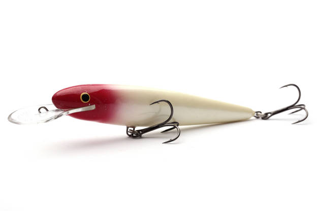 WOBLER SALMO WHITE FISH DEEP RUNNER 13cm - RED HEAD