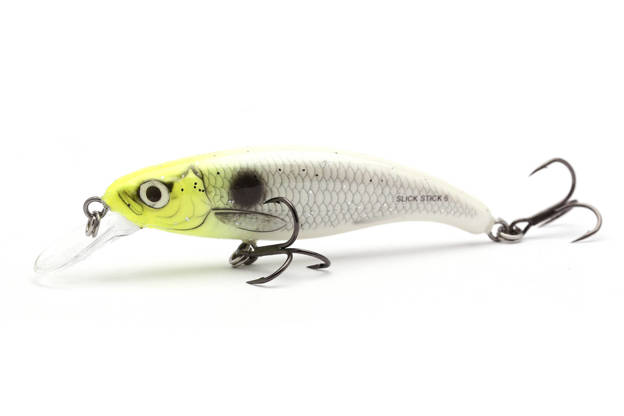 WOBLER SALOMO SLICK STICK F 6cm - GREEN BONE FLASH